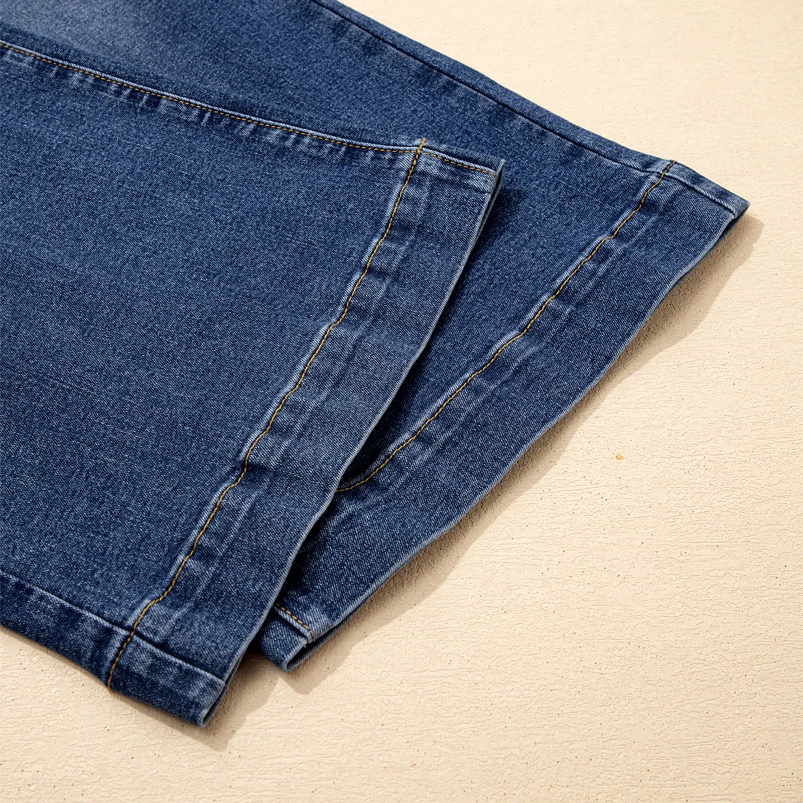 Eytino plus Size Jeans for Curvy Women High Waisted Wide Leg Stretchy Straight Leg Ankle Denim Pants with Pockets(Size 14-32)