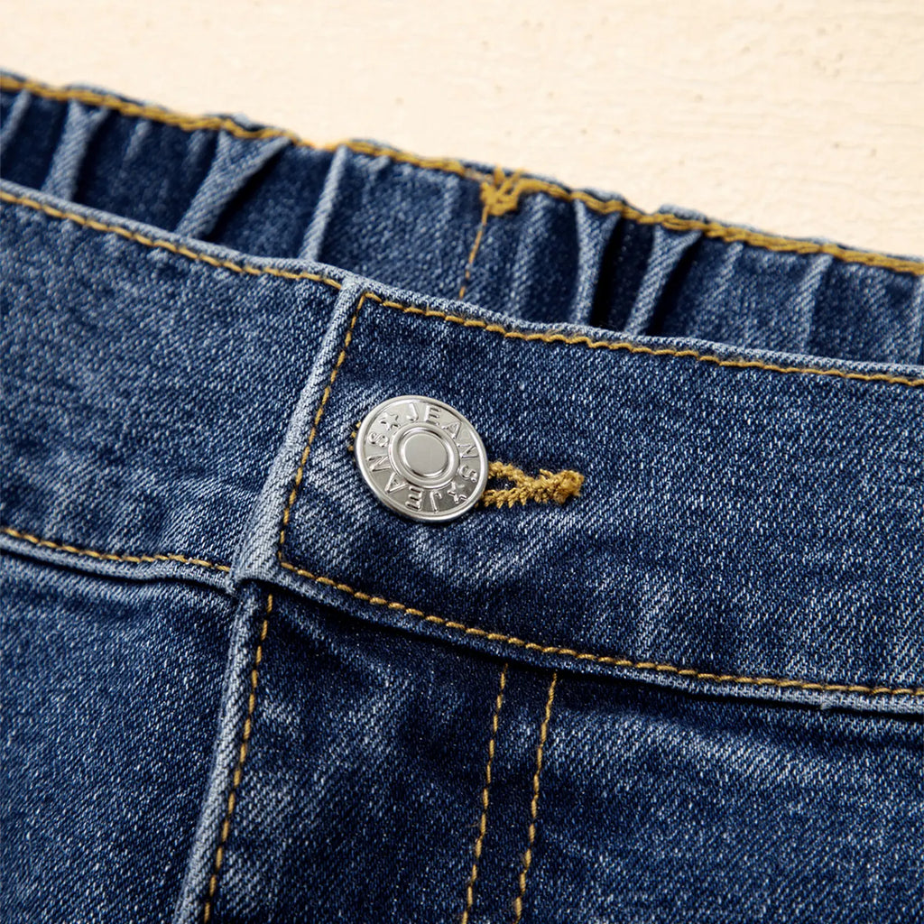 Eytino plus Size Jeans for Curvy Women High Waisted Wide Leg Stretchy Straight Leg Ankle Denim Pants with Pockets(Size 14-32)